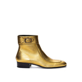 Saint Laurent Gold Leather Boot -   -  Saint Laurent.